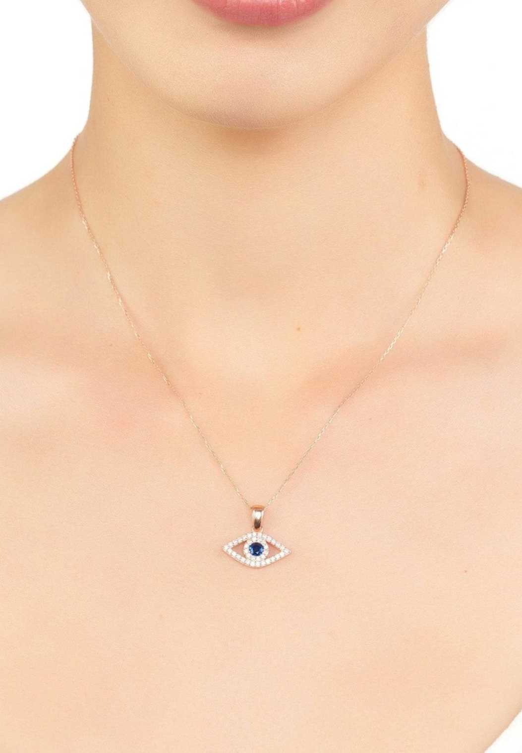 Eye of Fortune Charm Necklace
