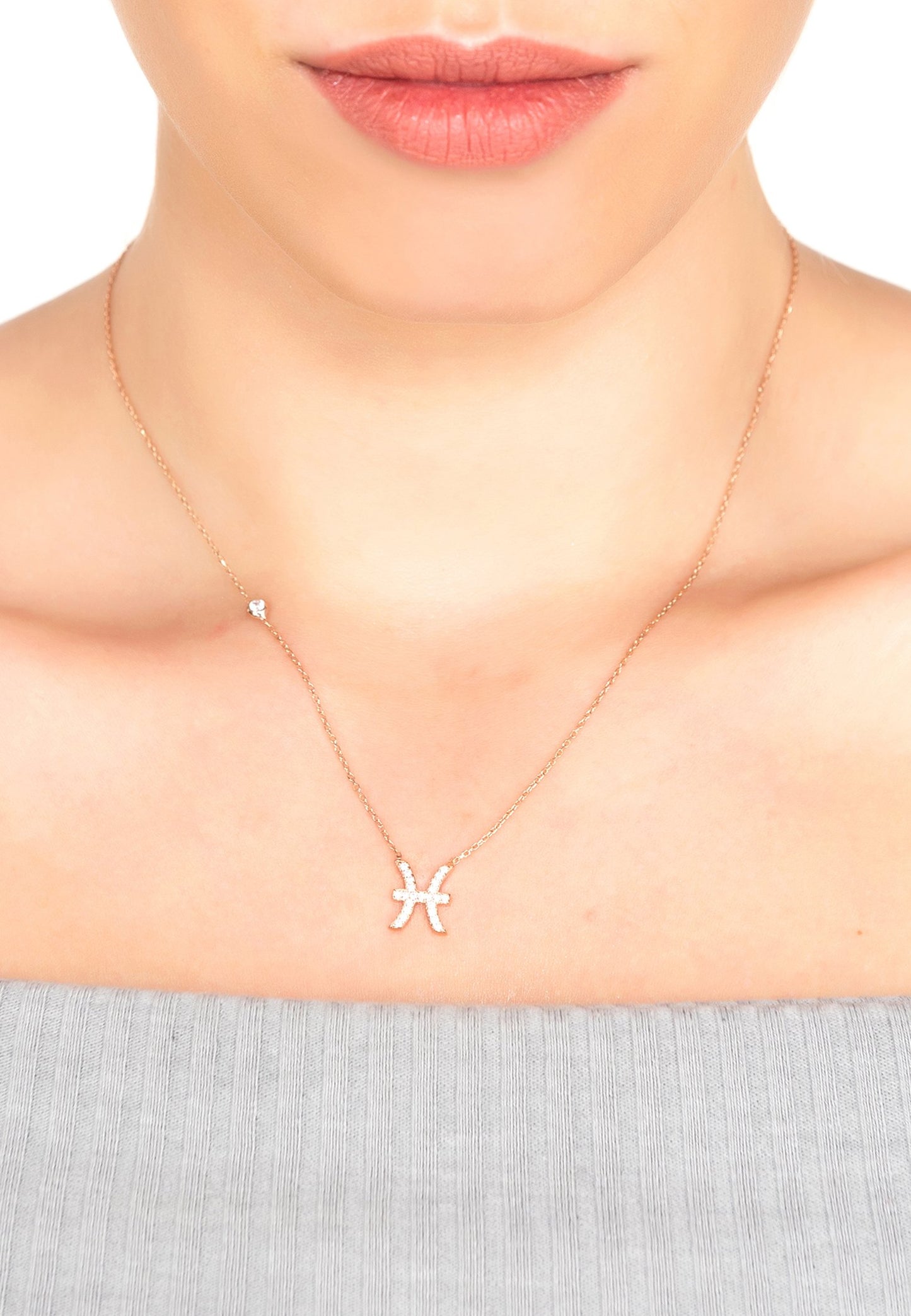 Pisces Zodiac Star Sign Pendant Necklace