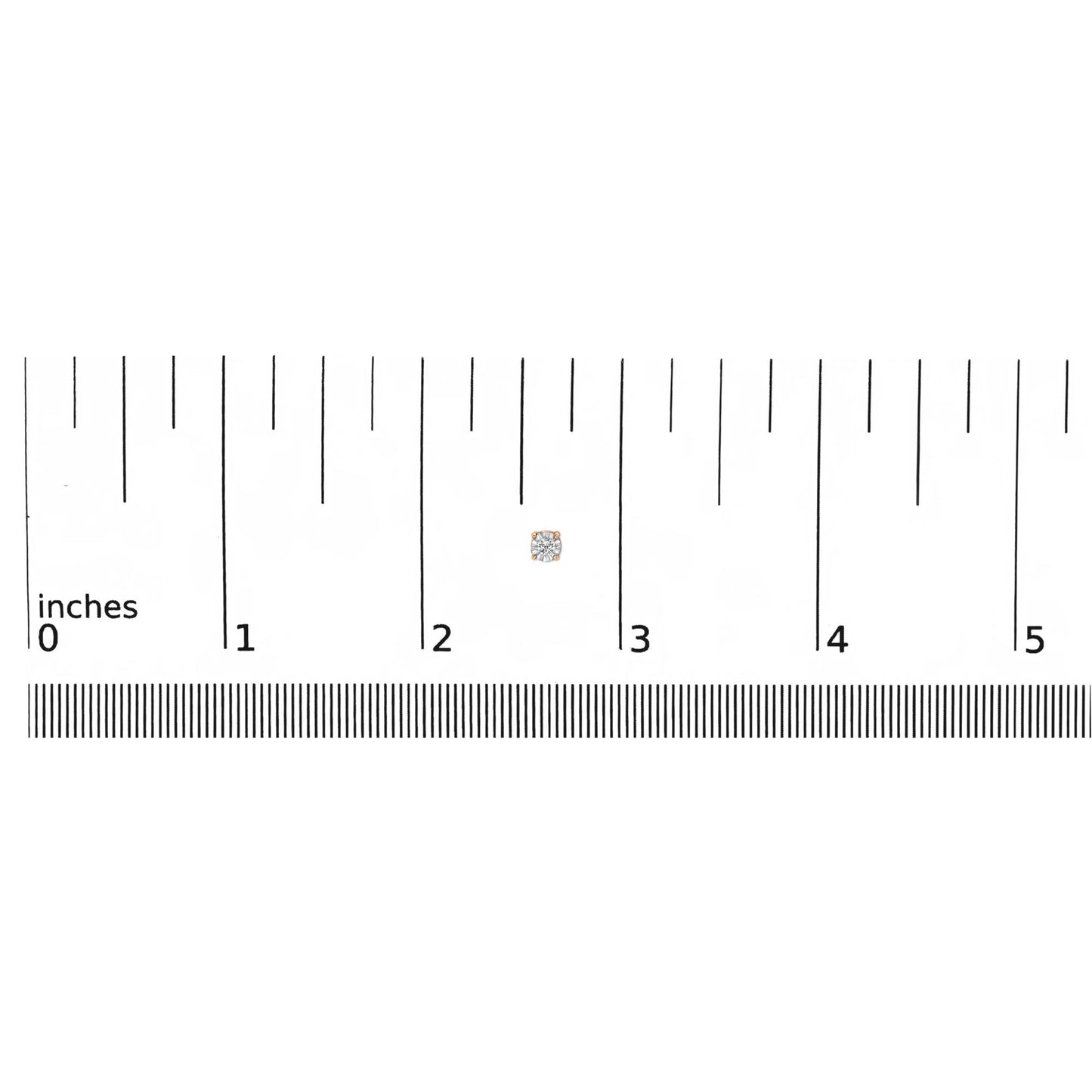 1/10 CTTW Round Brilliant-Cut Lab Grown Diamond Miracle-Set Stud Earrings