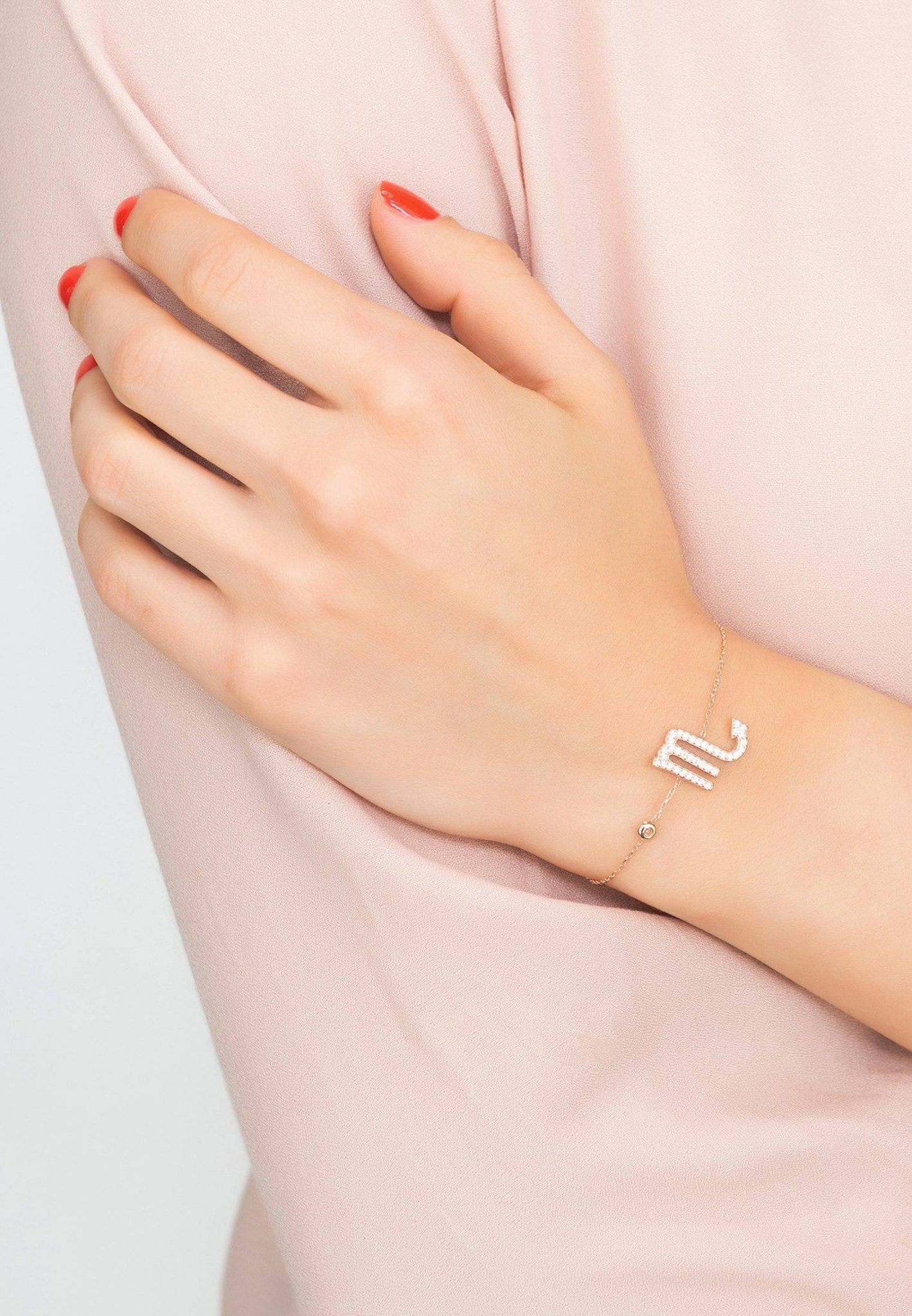 Scorpio Zodiac Pendant Bracelet