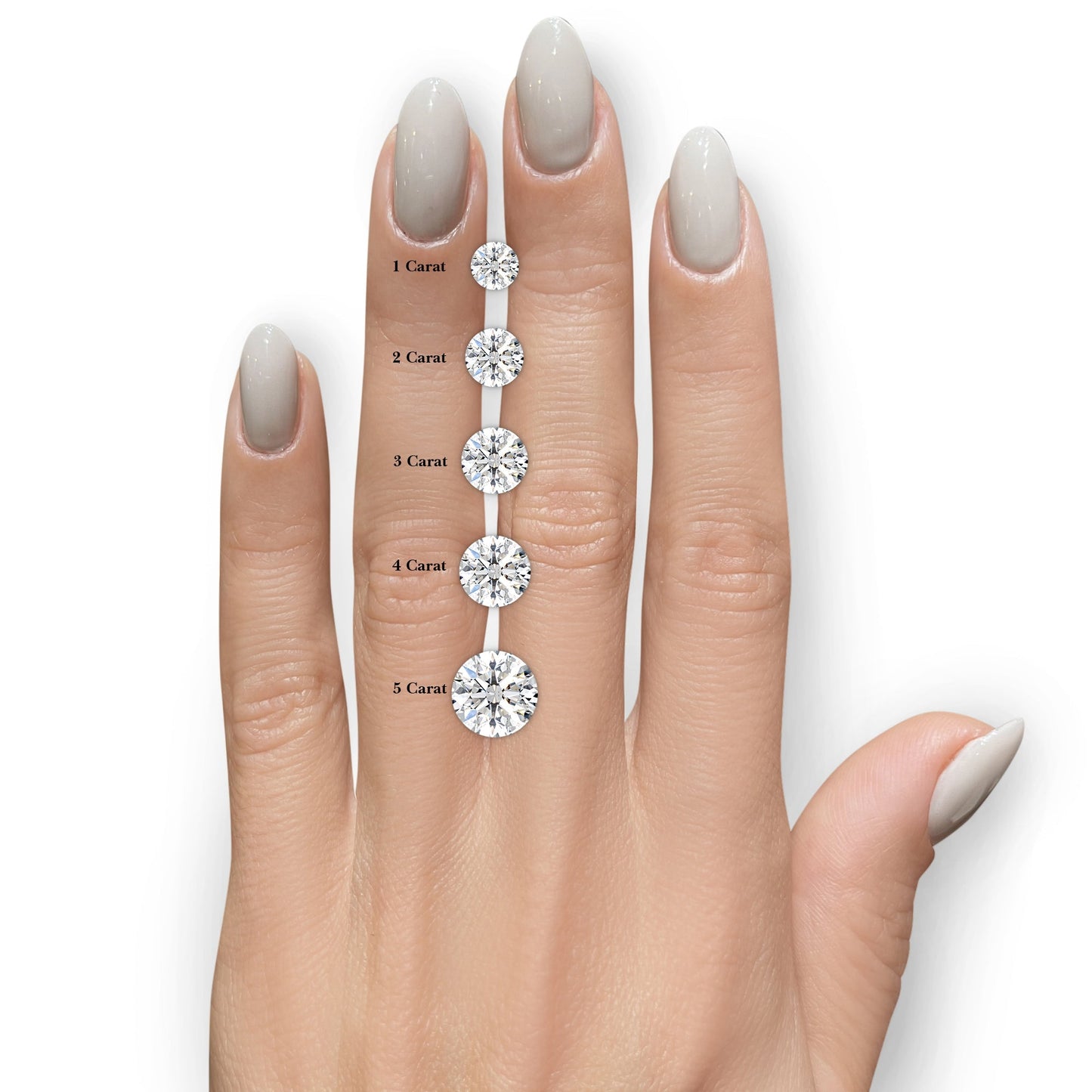 4.00 CTW AGI Certified Lab Grown Diamond Stud Earrings