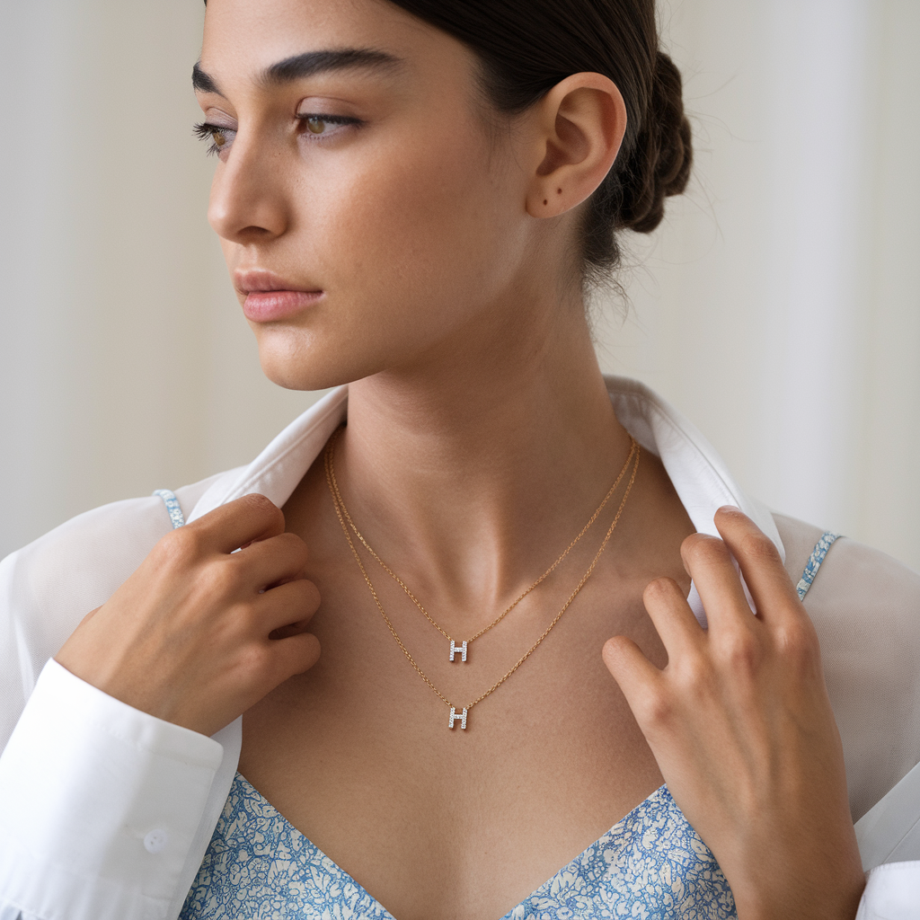 Initial Glow Necklace