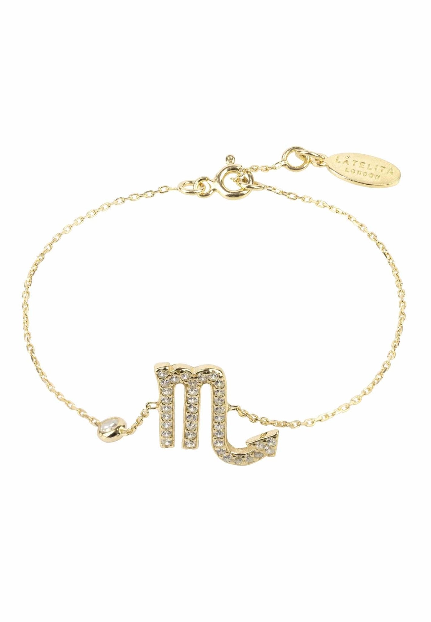 Scorpio Zodiac Pendant Bracelet