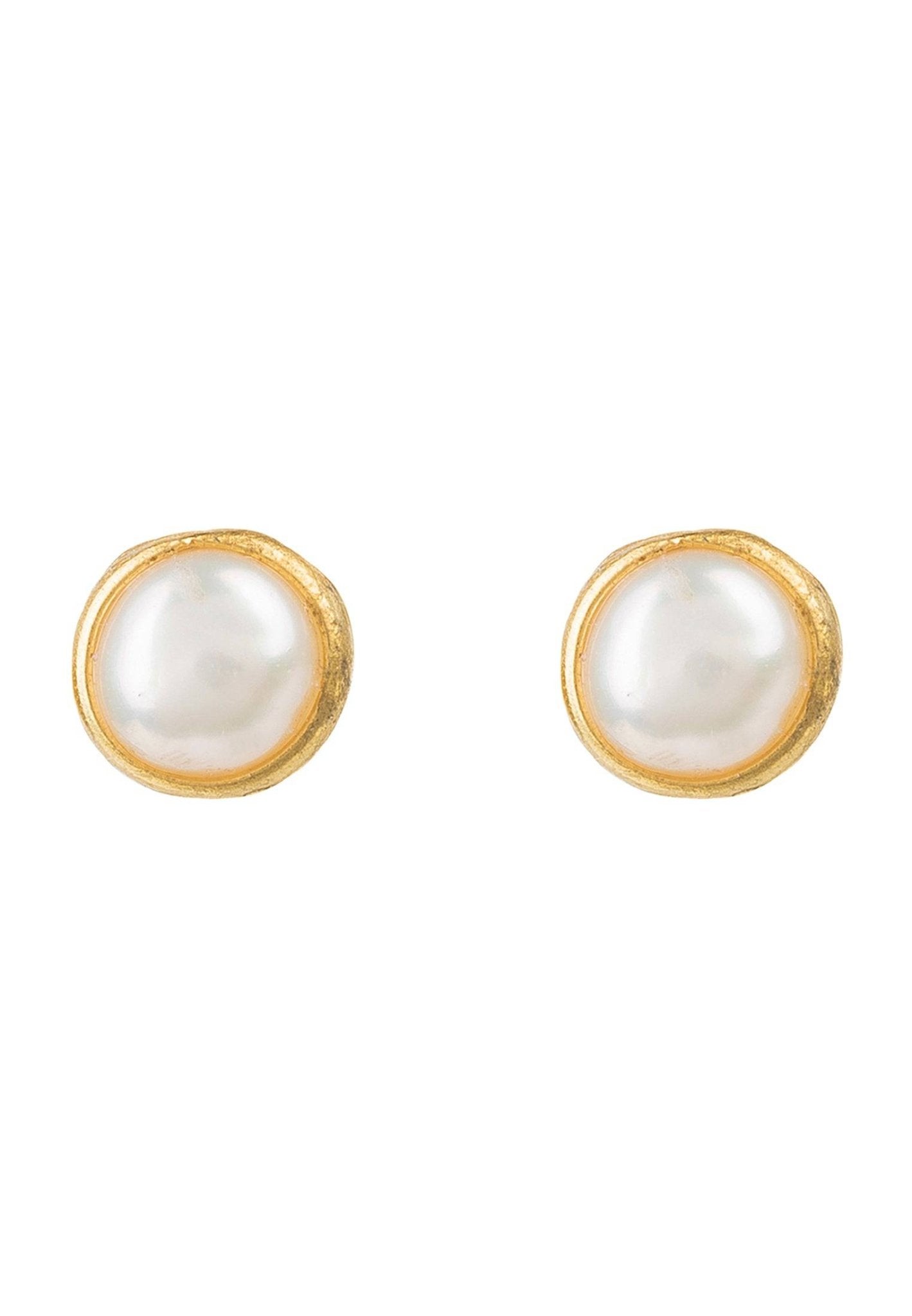 Petite Pearl Stud Earrings