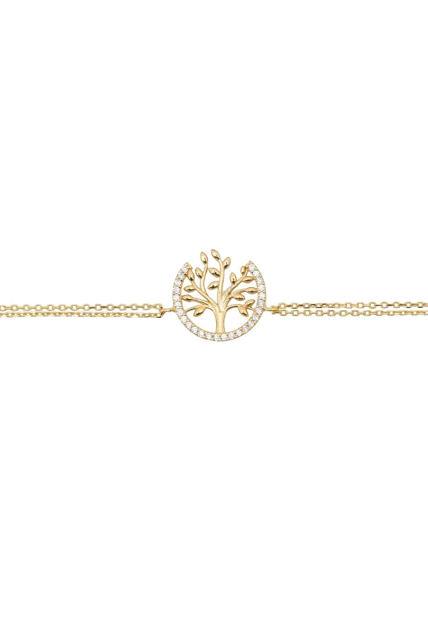 Tree of Life Open Circle Bracelet