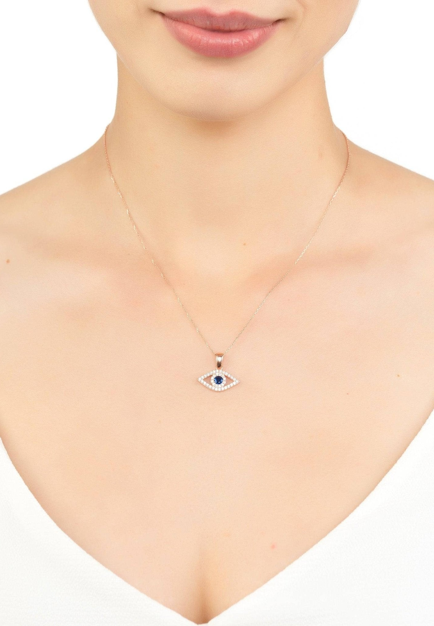Eye of Fortune Charm Necklace