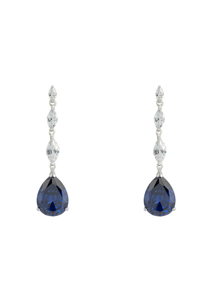 Tanzanite Teardrop Gemstone Earrings