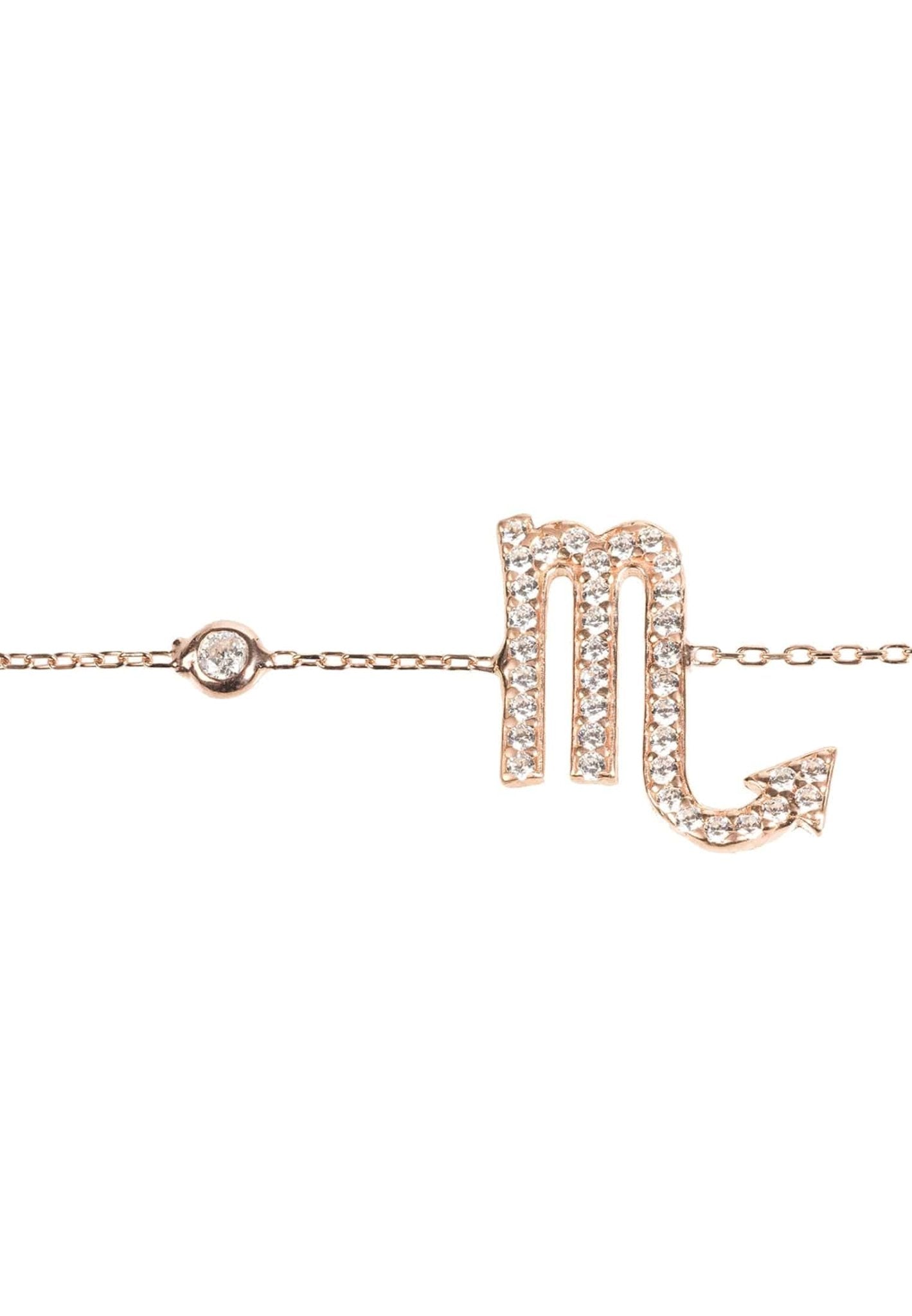 Scorpio Zodiac Pendant Bracelet