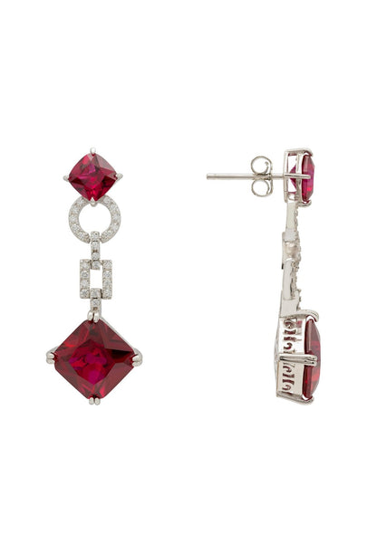 Noor Ruby Drop Earrings