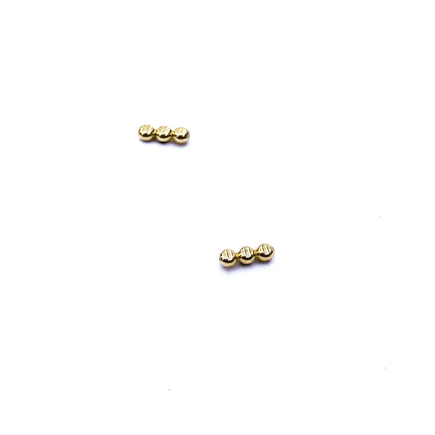 Gold Bar Stud Earrings - Simple and elegant design