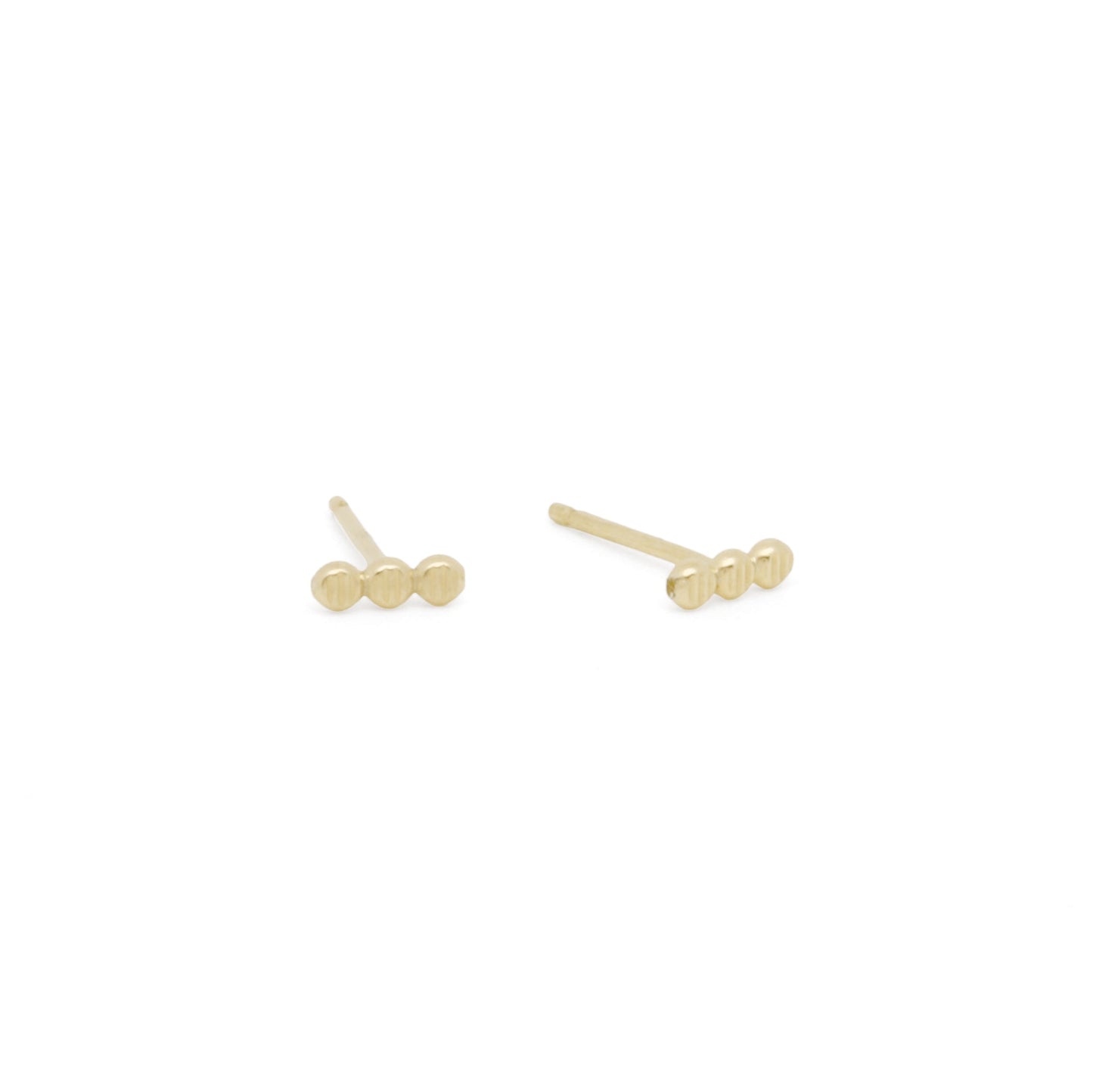 Gold Bar Stud Earrings - Simple and elegant design