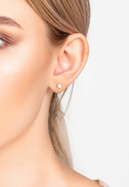 Petite Pearl Stud Earrings