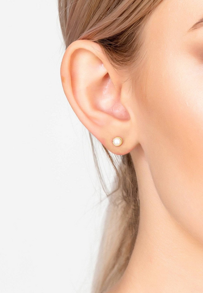 Petite Pearl Stud Earrings