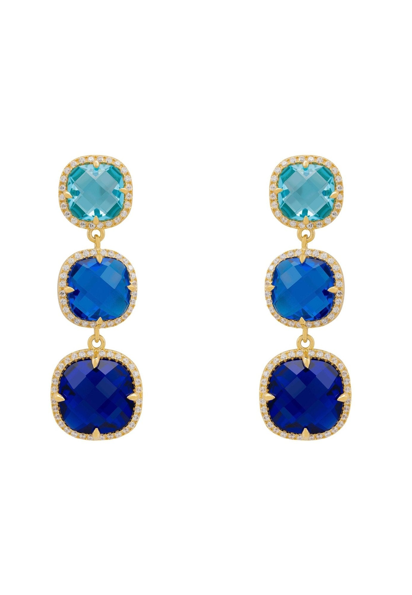 Knightsbridge Blue Topaz Drops