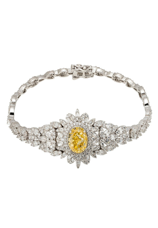 Arabesque Splendor Bracelet Yellow Topaz