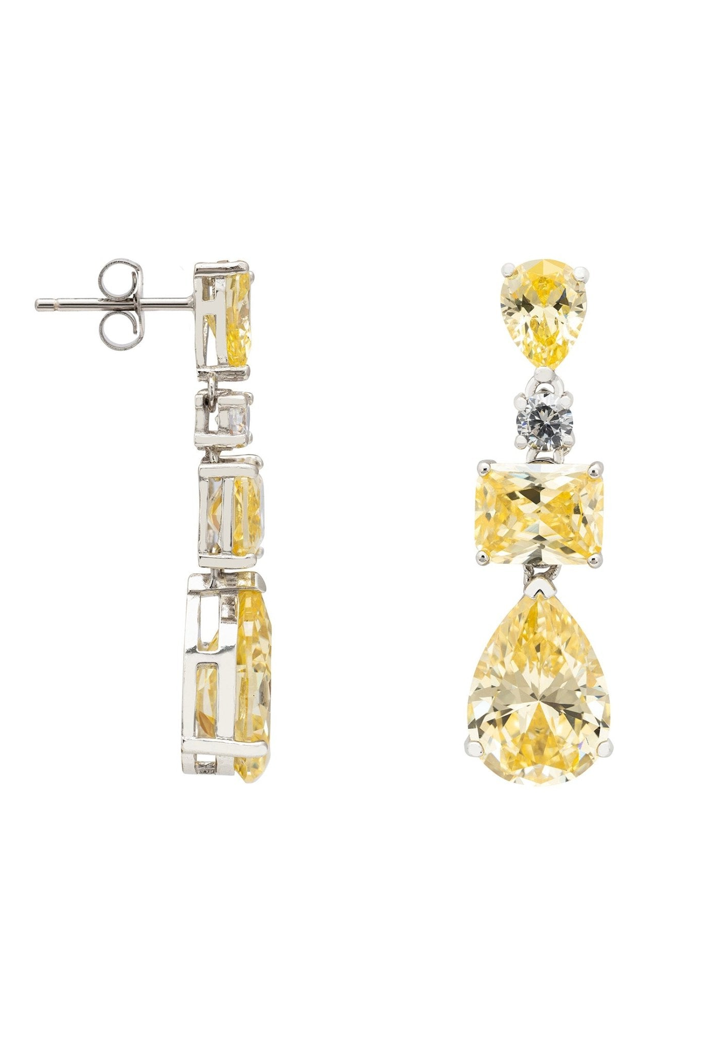 Valentina Yellow Topaz Drop Earrings