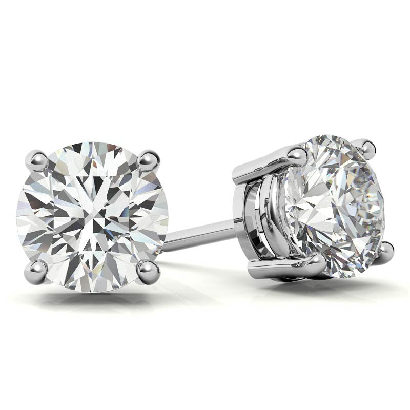2.00 CTW American-Made Lab Grown Diamond Stud Earrings (1.00 CT Each)