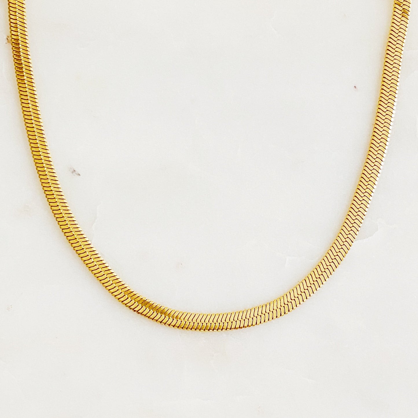 Simple Herringbone Necklace