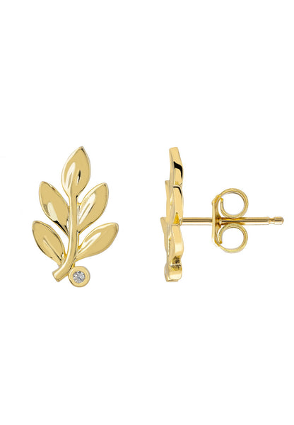 Leaf Stud Earrings