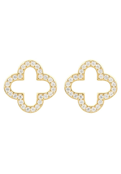 Open Clover Studs