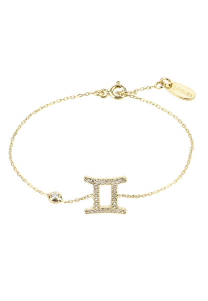 Gemini Zodiac Horoscope Pendant Bracelet