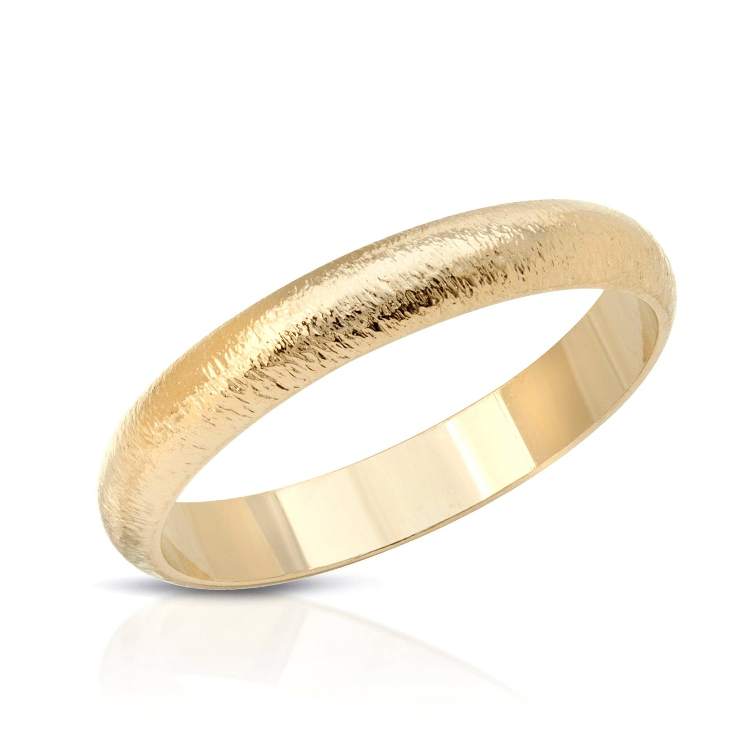 Trinity Ring in 14K Yellow Gold Finish