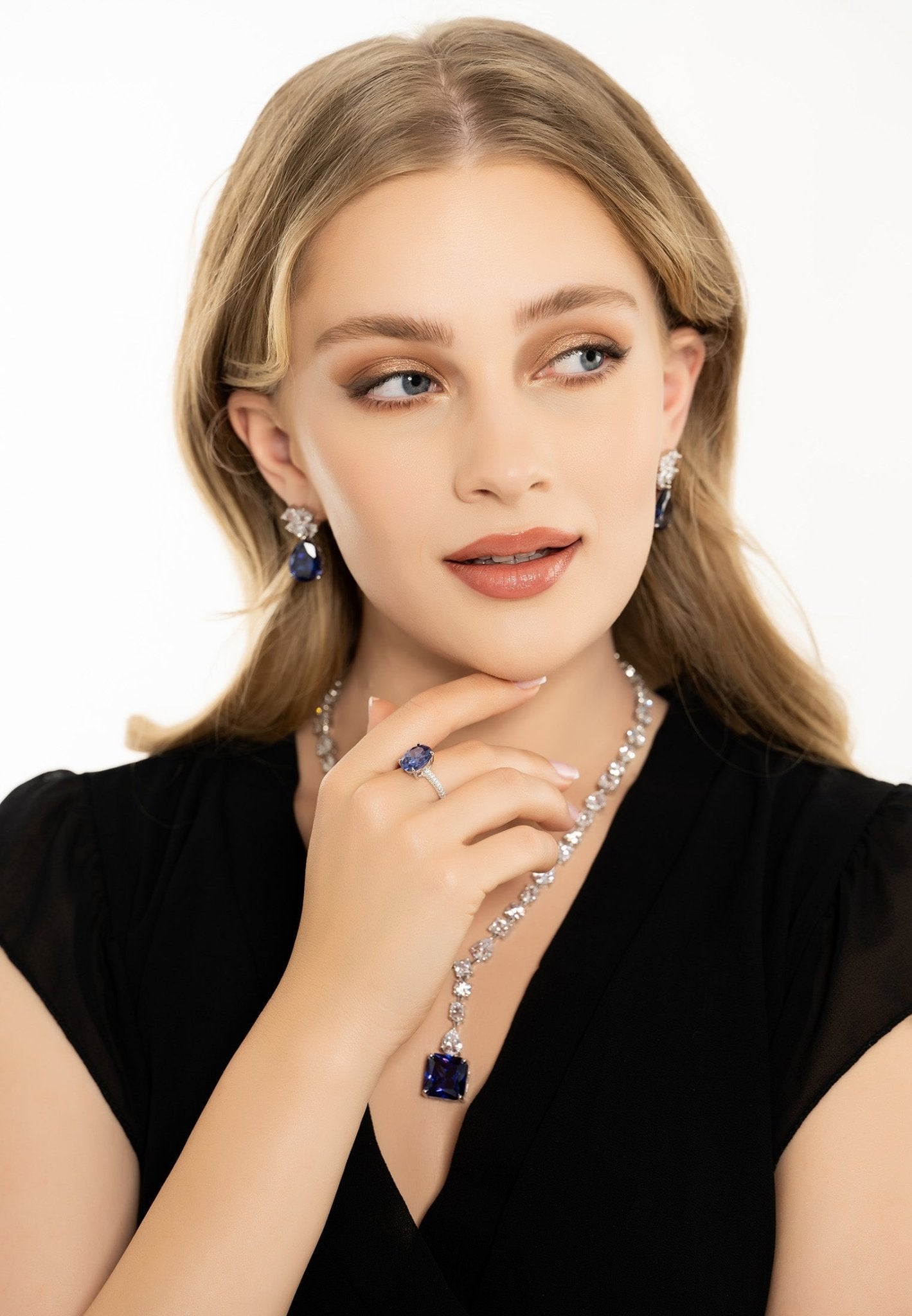 Tanzanite Teardrop Earrings