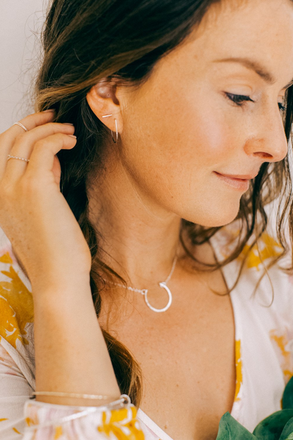 Petite Arc Hoops