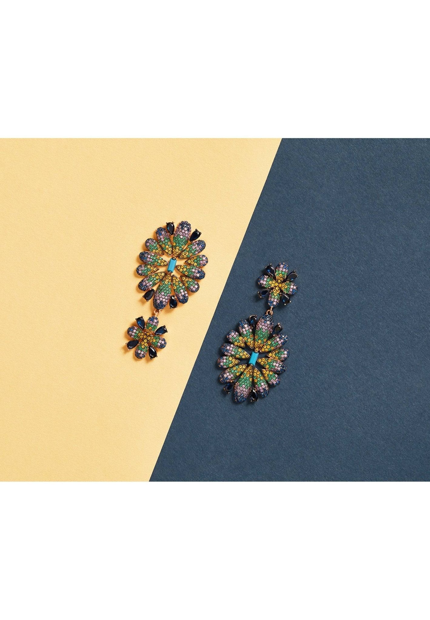 Babylon Flower Drop Earrings