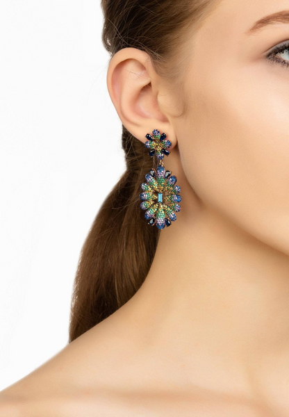 Babylon Flower Drop Earrings