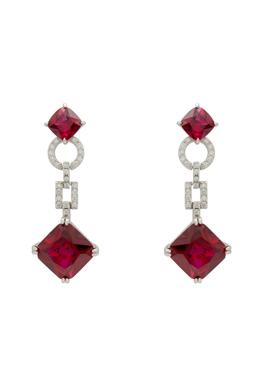 Noor Ruby Drop Earrings