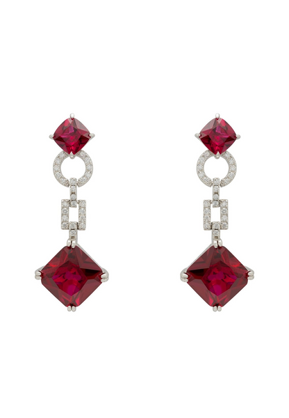 Noor Ruby Drop Earrings