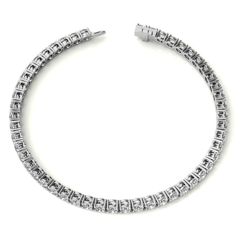 6ctw Created Moissanite Tennis Bracelet 14K Gold