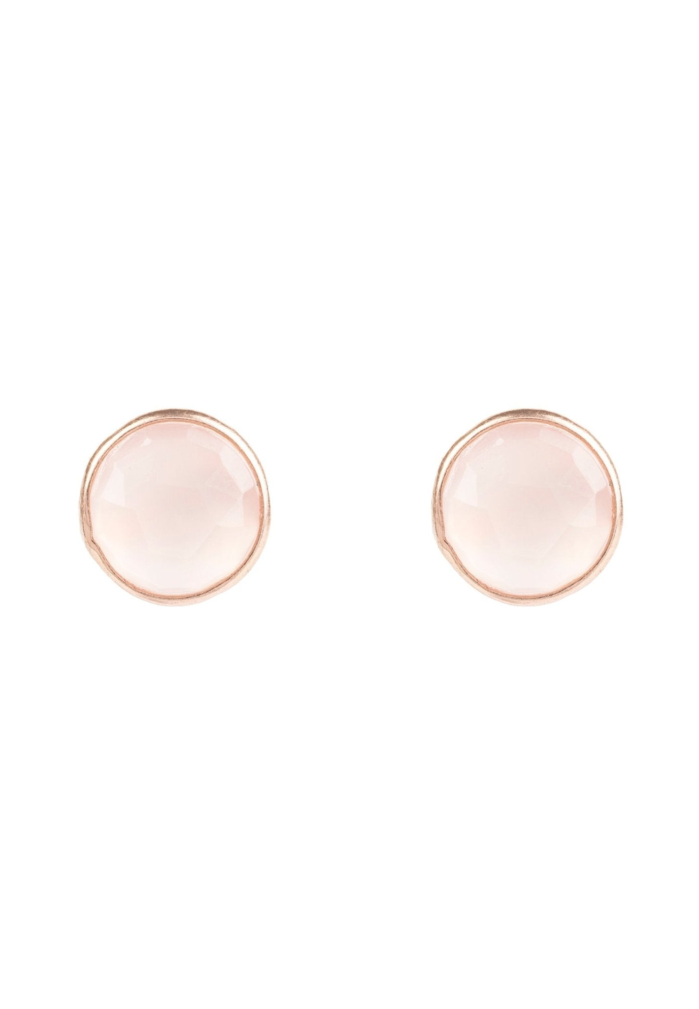 Rose Quartz Studs