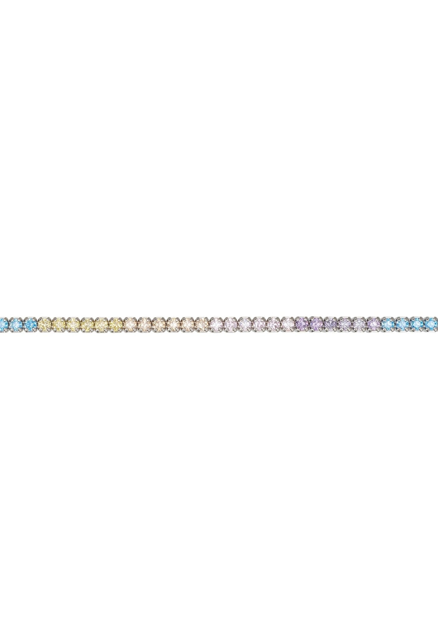 Pastel Rainbow Tennis Bracelet