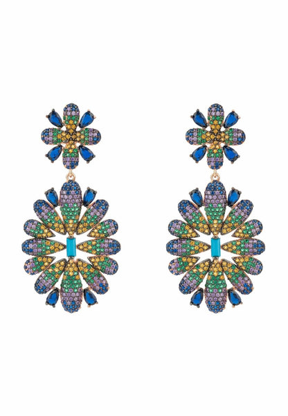 Babylon Flower Drop Earrings