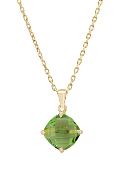 Empress Peridot Gemstone Necklace