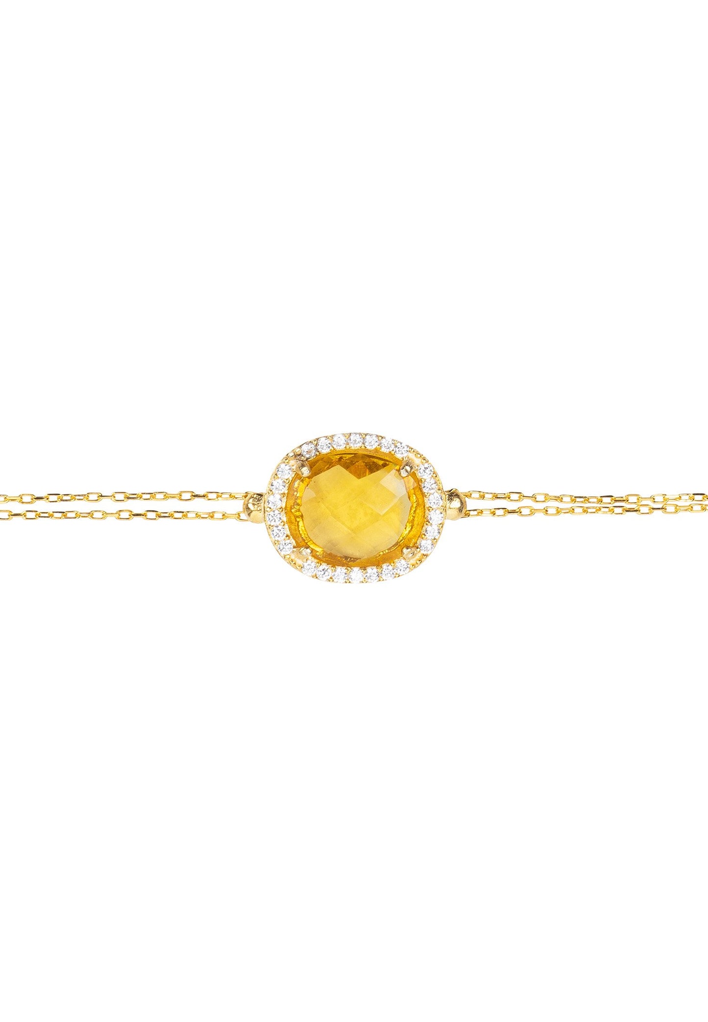 Amber Gemstone Bracelet