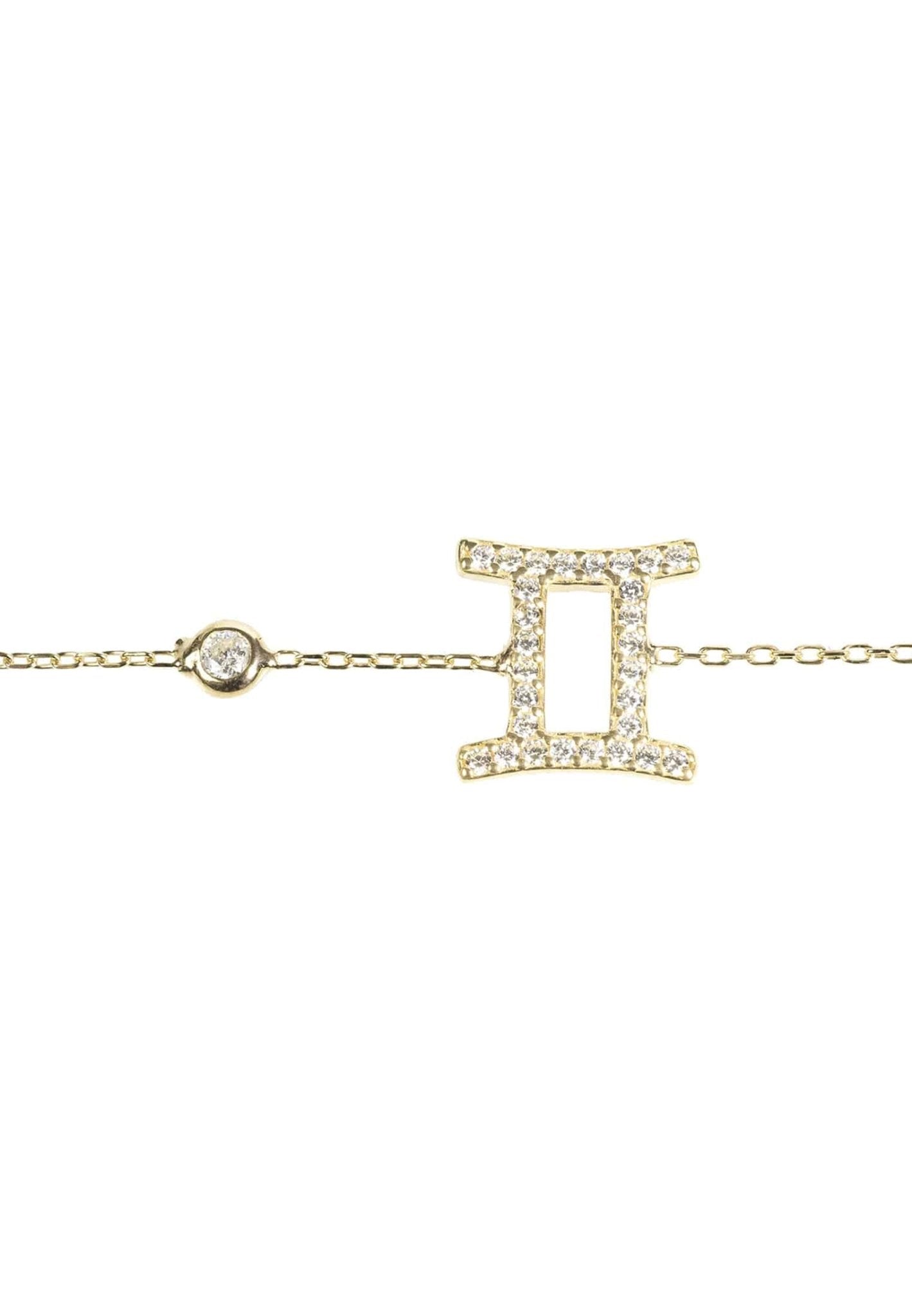 Gemini Zodiac Horoscope Pendant Bracelet