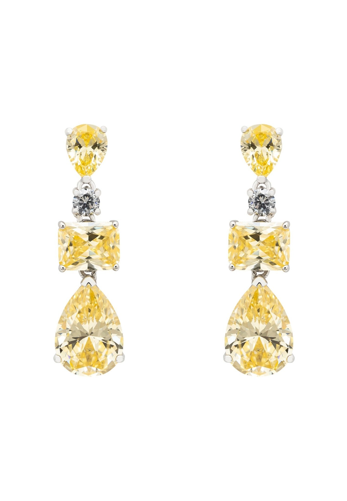 Valentina Yellow Topaz Drop Earrings