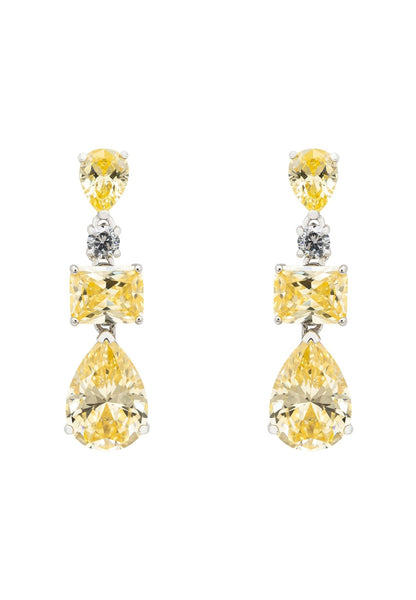 Valentina Yellow Topaz Drop Earrings