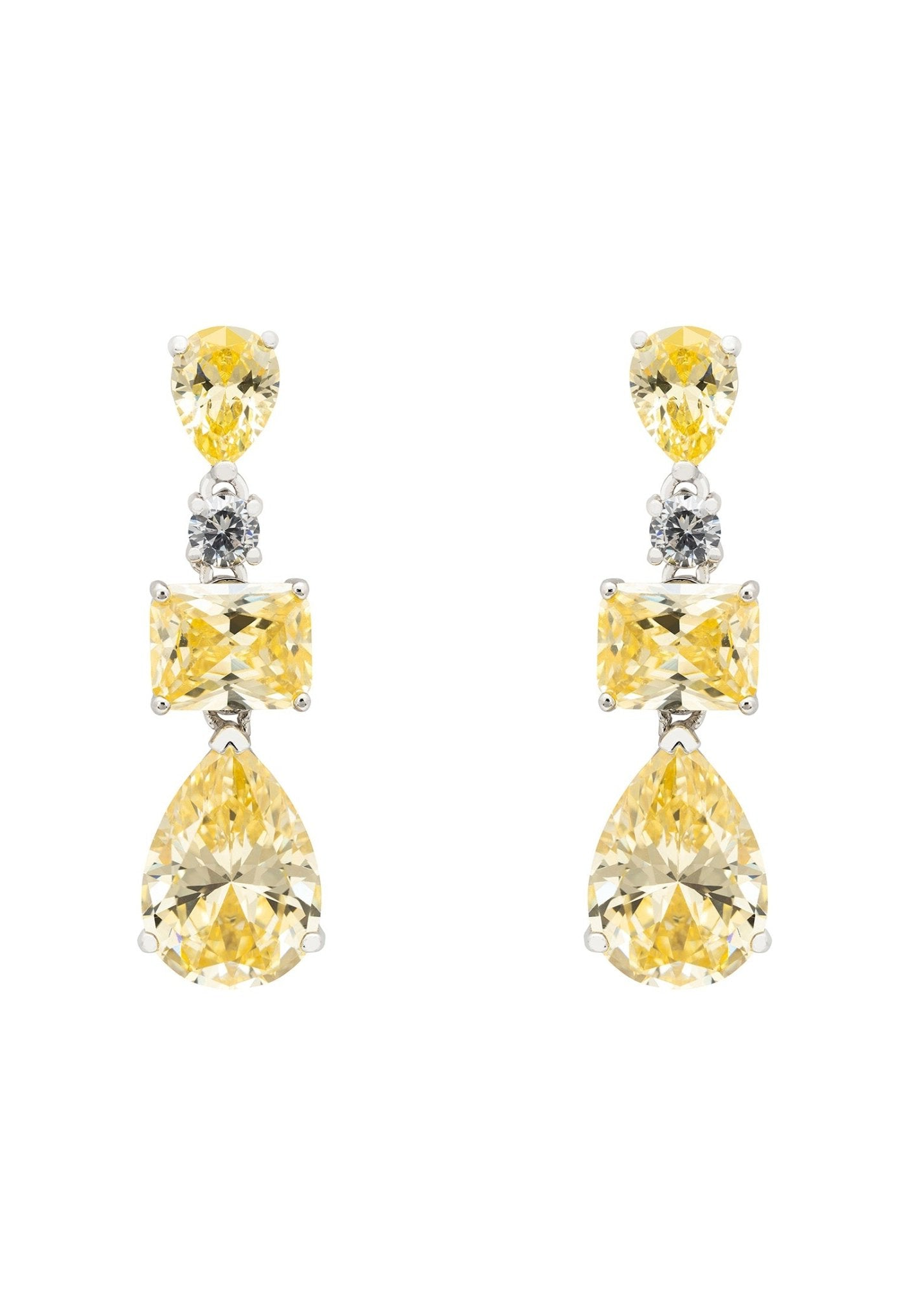 Valentina Yellow Topaz Drop Earrings