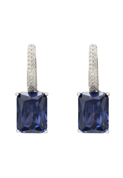 Lab-Grown Tanzanite Earrings