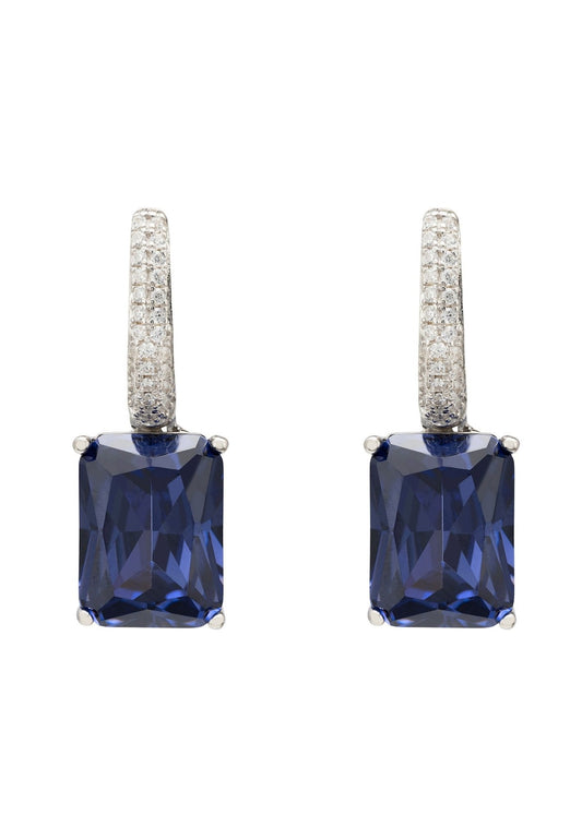 Lab-Grown Tanzanite Earrings