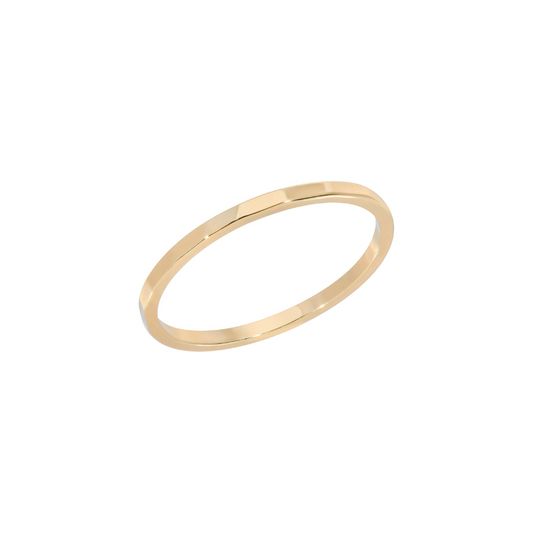 Dainty Hammered Ring