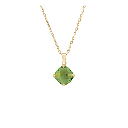 Empress Peridot Gemstone Necklace