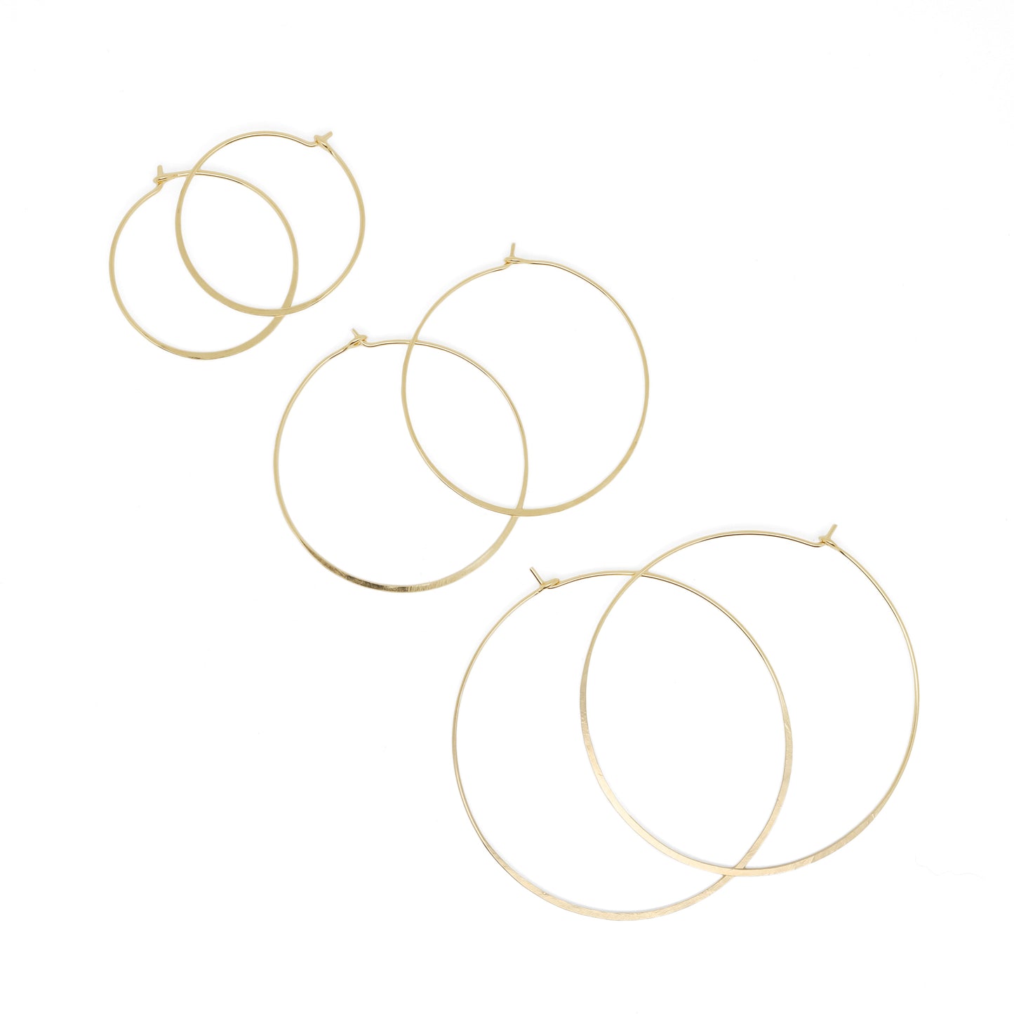 Ritu Hoops - Sterling Silver Everyday Hoops