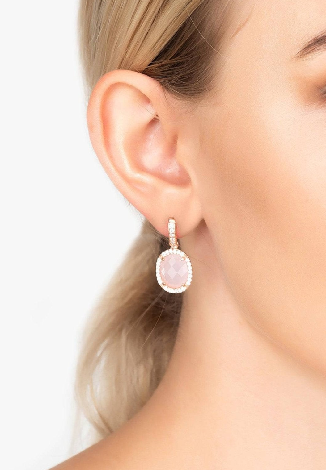 Oval Gemstone Drops
