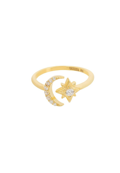 Starlit Halo Ring