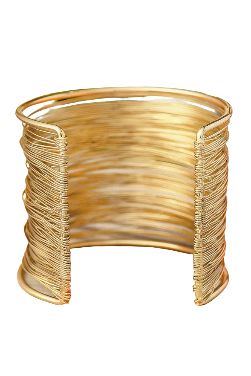 Gold Wire Bracelet Open-Wire Design